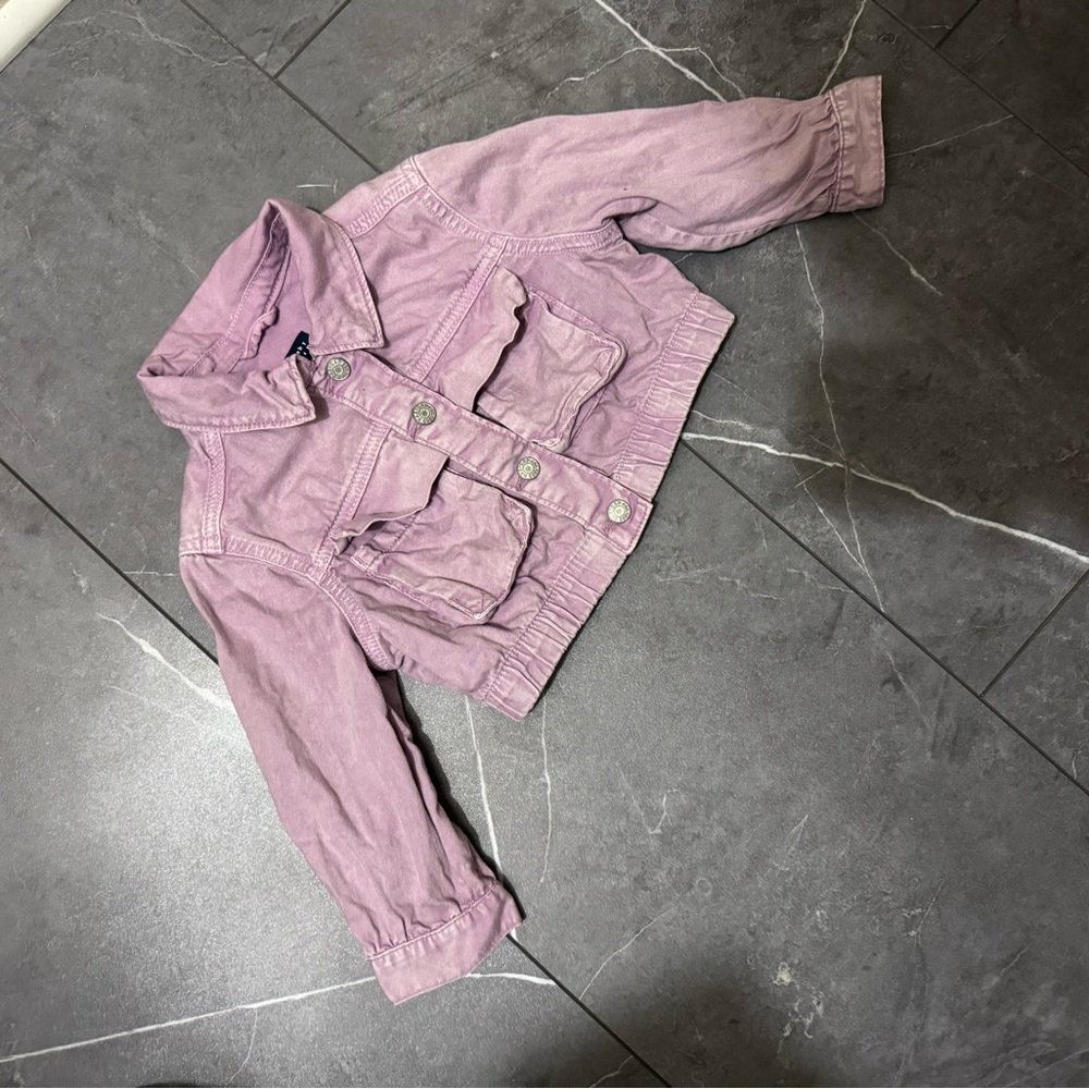 GAP Kids Light Purple Denim Jacket